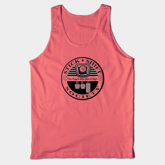 Stick Shift Society Tank Top by Alema Art